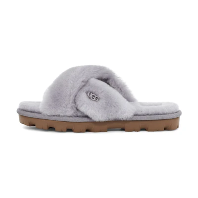 (W) UGG Fuzzette Minimalistic Cozy Gray Purple