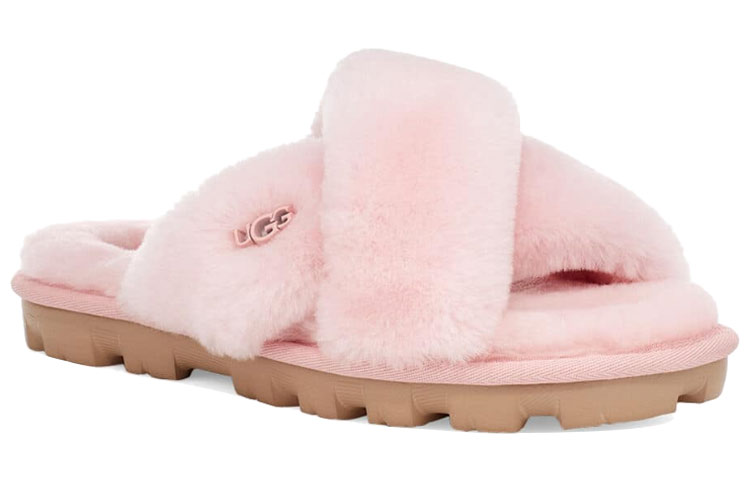 Lookbook (W) UGG Fuzzette Selipar Bulu Pink 1107955-PCD