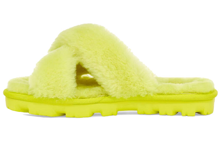 (Women) UGG Fuzzette Yellow Slippers 1107955-SLFR