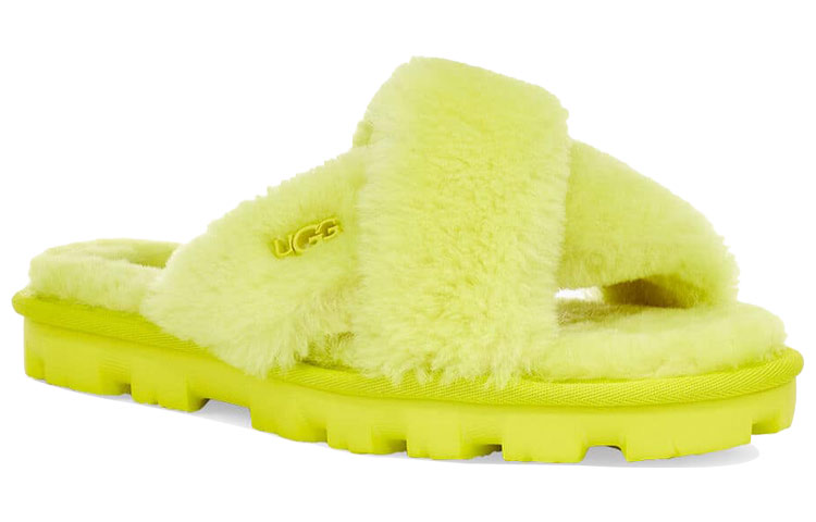 (W) UGG Fuzzette Yellow Slippers 圖 3
