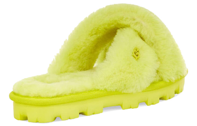 (W) UGG Fuzzette Yellow Slippers 圖 4