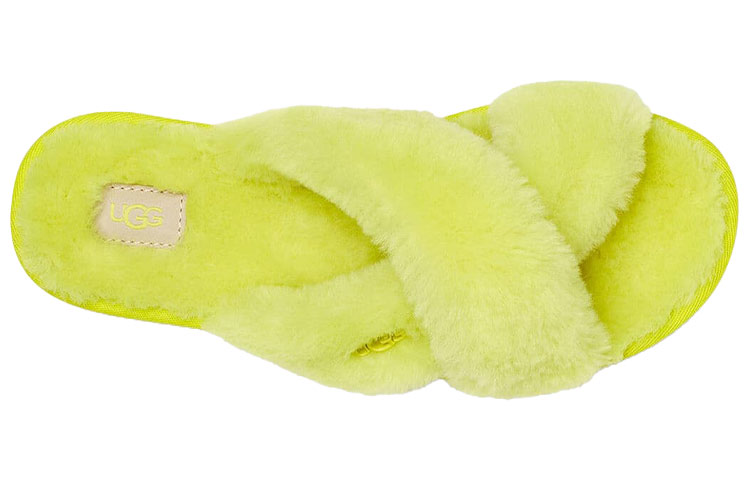(W) UGG Fuzzette Yellow Slippers 圖 5
