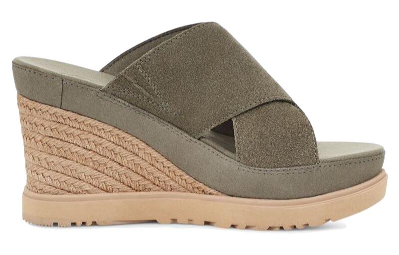 (W) UGG Fuzzy Slide 'Moss Green' 圖 2