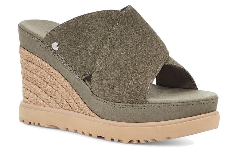 (W) UGG Fuzzy Slide 'Moss Green' 圖 3