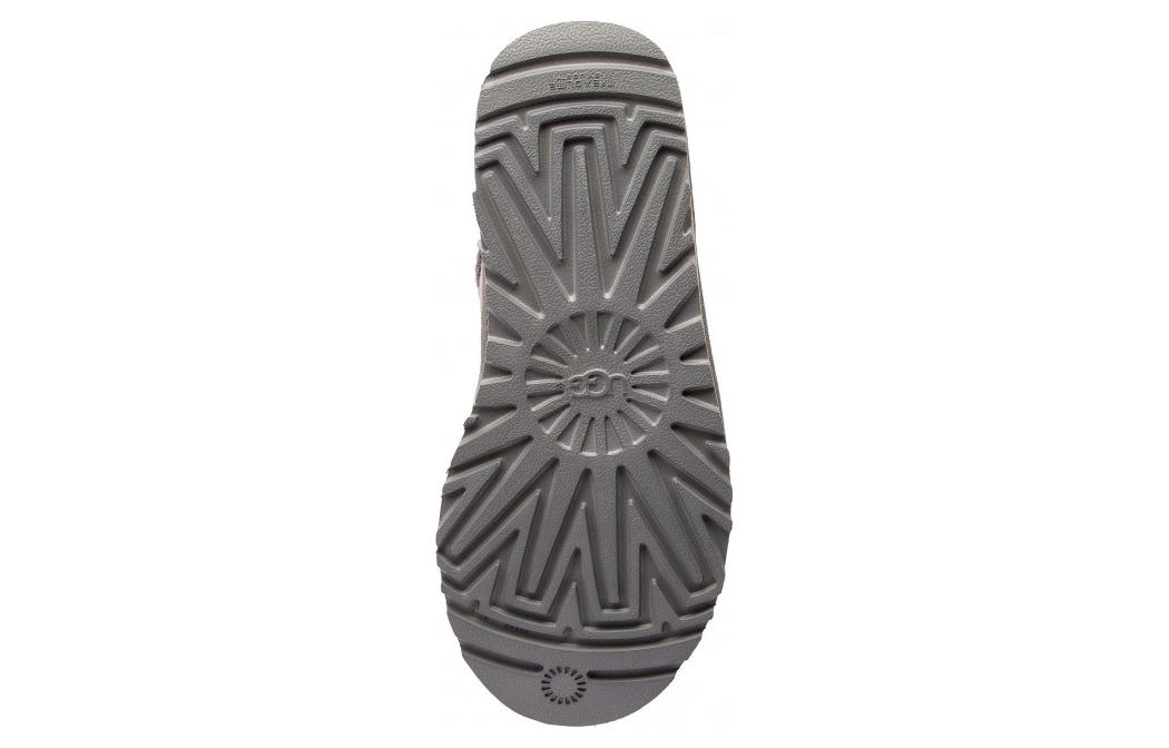 Shop UGG Gita Bow Mini 羊皮 舒適保暖 短筒 雪地靴 女款 淺灰色