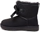 Buy (Women) UGG Gita Bow Mini Fleece Lined Black 1098360-BLK