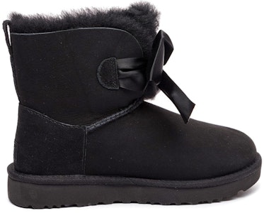 (W) UGG Gita Mini con Lazo y Forro de Lana Negro 1098360-BLK Order (W) UGG Gita Mini con Lazo y Forro de Lana Negro 1098360-BLK