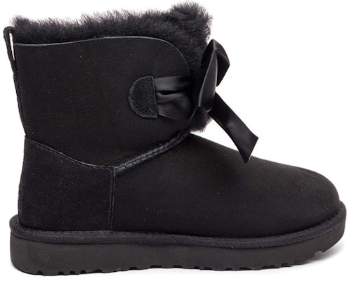 (W) UGG ギタ ボウ ミニ (フリース裏地 ブラック) 1098360-BLK Order (W) UGG ギタ ボウ ミニ (フリース裏地 ブラック) 1098360-BLK