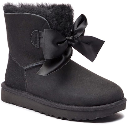 (W) UGG ギタ ボウ ミニ (フリース裏地 ブラック) 1098360-BLK Lookbook (W) UGG ギタ ボウ ミニ (フリース裏地 ブラック) 1098360-BLK