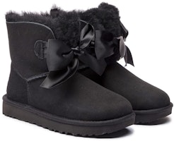 (W) UGG ギタ ボウ ミニ (フリース裏地 ブラック) 1098360-BLK Shop (W) UGG ギタ ボウ ミニ (フリース裏地 ブラック) 1098360-BLK