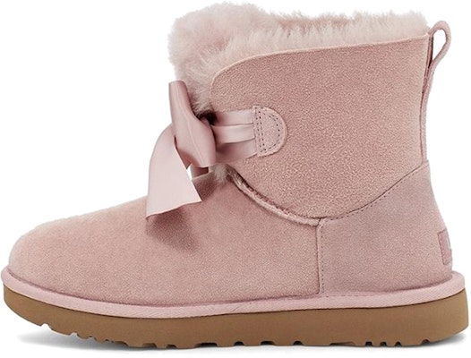 (Women) UGG Gita Bow Mini Cozy Stay Warm Plush Fleece Lined Pink 1098360-PCRY Buy (Women) UGG Gita Bow Mini Cozy Stay Warm Plush Fleece Lined Pink 1098360-PCRY