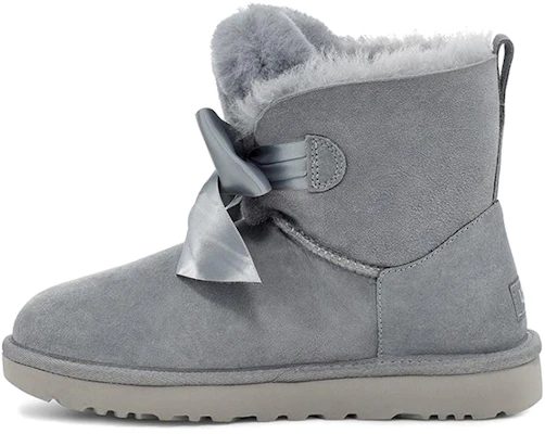 (W) UGG Gita Bow Mini Forradas de Lana Azul Gris 1098360-GYS Buy (W) UGG Gita Bow Mini Forradas de Lana Azul Gris 1098360-GYS