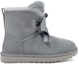 Order (Women) UGG Gita Bow Mini Fleece Lined Blue Gray 1098360-GYS