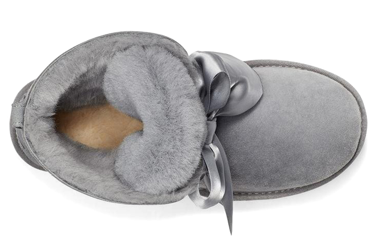 Shop (W) UGG Gita Bow Mini Forradas de Lana Azul Gris 1098360-GYS
