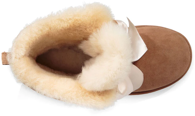 (W) UGG Gita Bow Mini Foderato in Pile Marrone 1098360-CHE Shop (W) UGG Gita Bow Mini Foderato in Pile Marrone 1098360-CHE