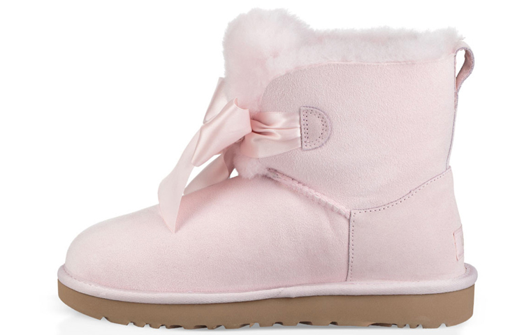 (Women) UGG F18 Mini Bow Fleece Lined Pink 1098360-SLPN