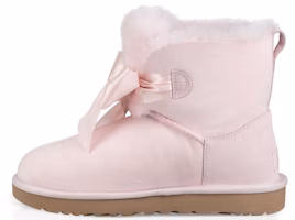 (Women) UGG F18 Mini Bow Fleece Lined Pink 1098360-SLPN (Women) UGG F18 Mini Bow Fleece Lined Pink 1098360-SLPN