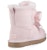 (W) UGG F18 Mini Bow Berbulu Dalam Merah Jambu 1098360-SLPN