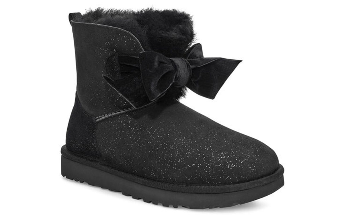 Lookbook (W) UGG Gita Twinkle Bow Mini 'Hitam' 1106569-BLK