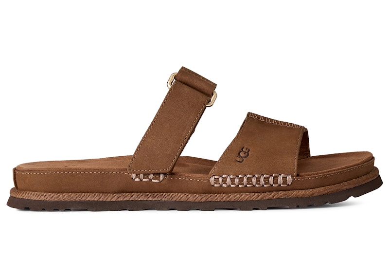 (Women) UGG Goldengaze Slide Dark Chestnut 1184951-DKC