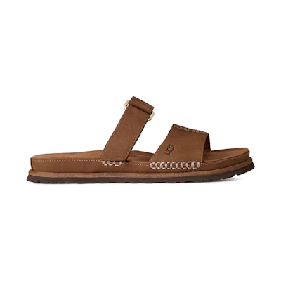 (W) UGG Goldengaze Slide Dark Chestnut