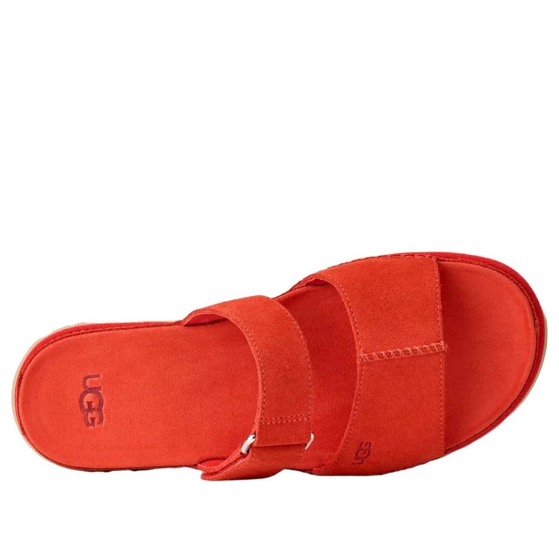 Shop (W) UGG ゴールデンゲイズ スライド レッドペッパー 1178590-RPPP