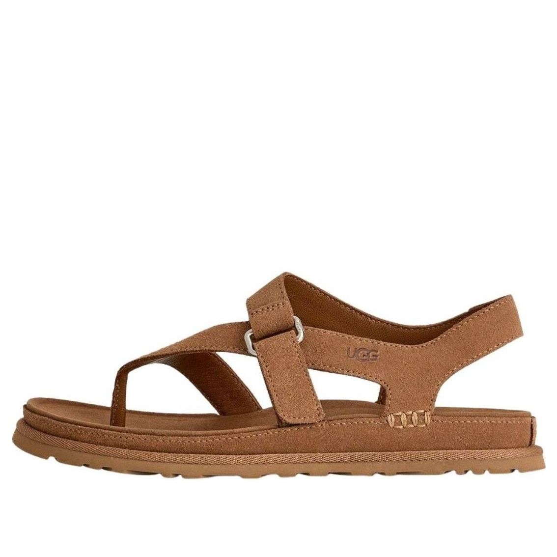 (Women) UGG GoldenGaze Toe Post 'Chestnut' 1175134-CHE