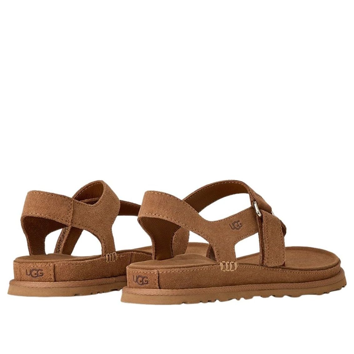 Lookbook (W) UGG 金色視線夾腳涼鞋 栗棕 1175134-CHE