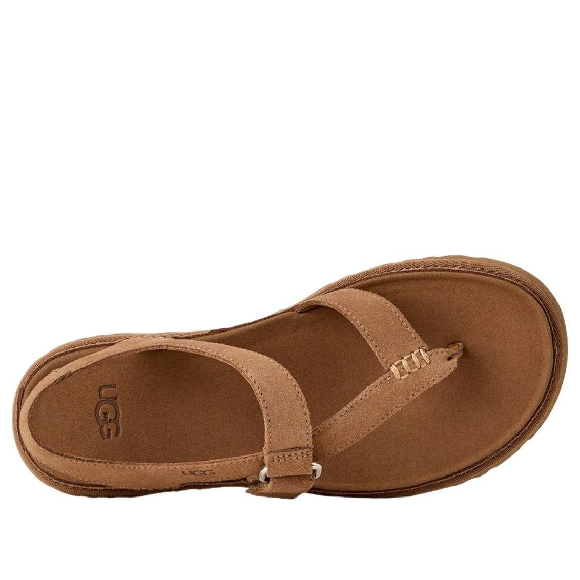 Shop (W) UGG 金色視線夾腳涼鞋 栗棕 1175134-CHE
