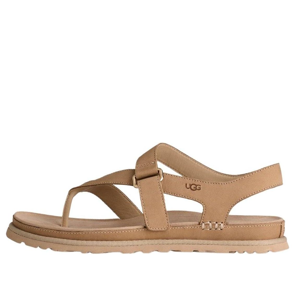 (Women) UGG Goldengaze Toe Post Sandal Mustard Seed 1184931-MDSD