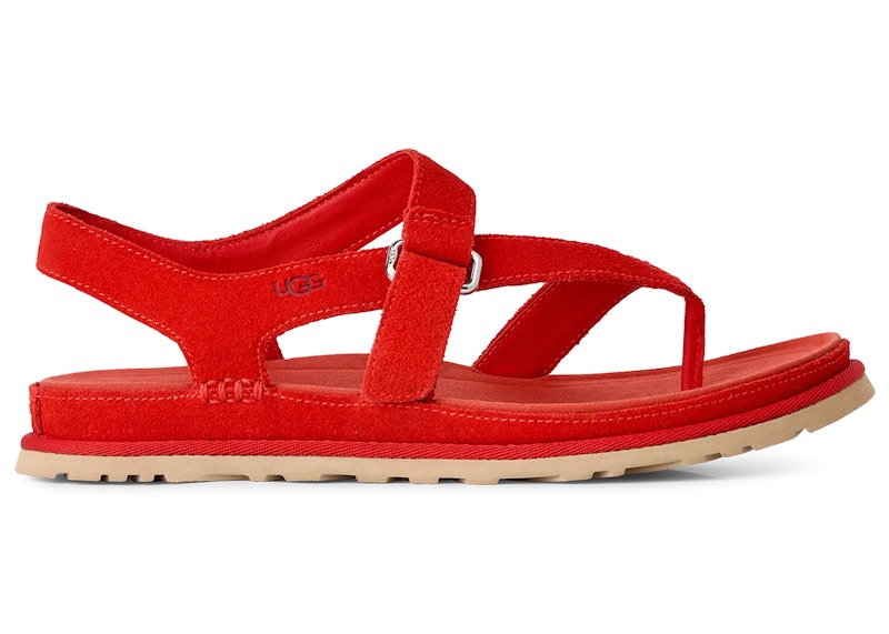 (Women) UGG Goldengaze Toe Post Sandal Red Pepper 1175134-RPPP