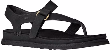 Order (Women) UGG GoldenGaze Toe Post Sandals 'Black' 1184931-BLK