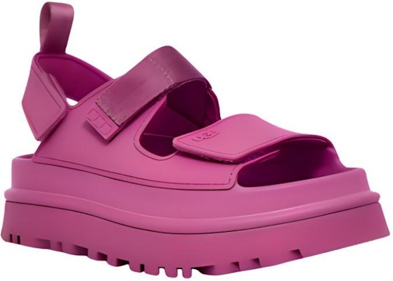 UGG 露趾魔術貼 一字帶涼鞋 女款 紫色 Order UGG 露趾魔術貼 一字帶涼鞋 女款 紫色