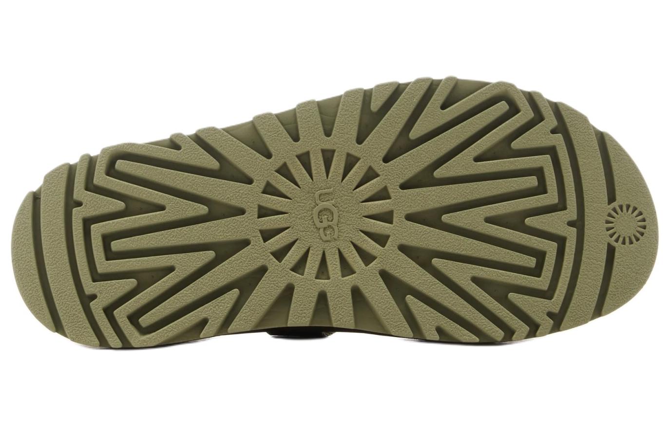 Details for UGG GoldenGlow 滌綸 露指魔術貼 海灘涼鞋 女款 綠色