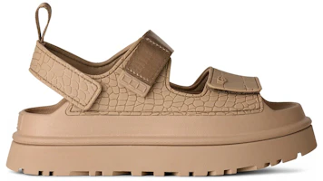 (Women) UGG GoldenGlow Embossed Sandal Mustard Seed 1175311-MDSD (Women) UGG GoldenGlow Embossed Sandal Mustard Seed 1175311-MDSD