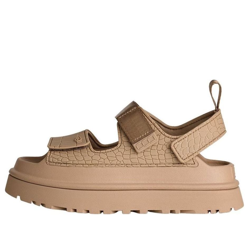 (Women) UGG GoldenGlow Embossed Sandals 'Mustard Seed' 1175311-MDSD
