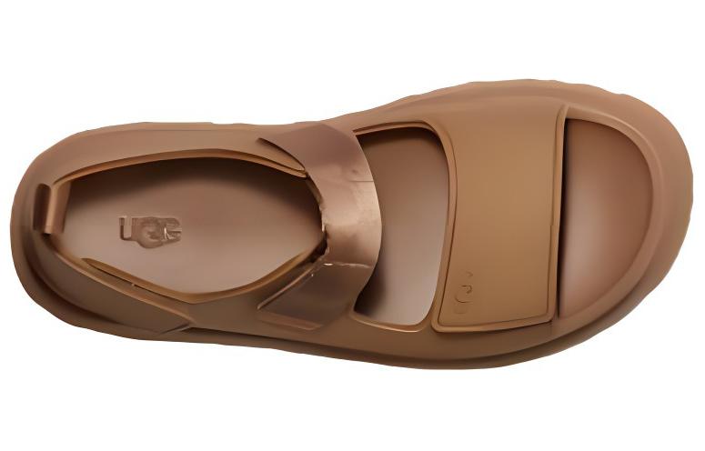 Shop UGG 露指魔術貼 一字帶涼鞋 女款 棕色