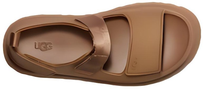 UGG 露指魔術貼 一字帶涼鞋 女款 棕色 Shop UGG 露指魔術貼 一字帶涼鞋 女款 棕色