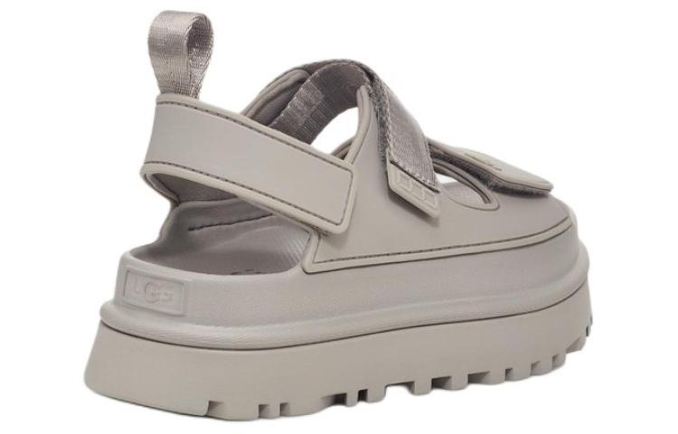 Purchase UGG 皮革 時尚舒適 一字帶涼鞋 女款 灰色