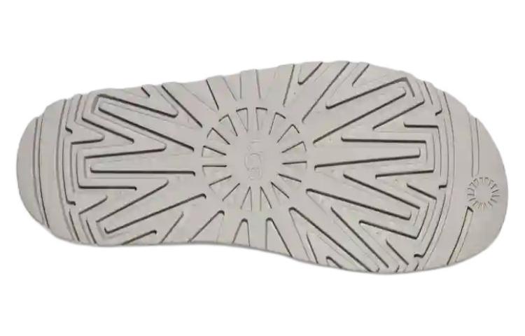 Details for UGG 皮革 時尚舒適 一字帶涼鞋 女款 灰色