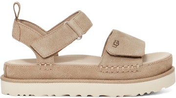 UGG Goldenstar 雙層牛皮 一字式扣帶露趾運動 流行涼鞋 女款 灰色 Order UGG Goldenstar 雙層牛皮 一字式扣帶露趾運動 流行涼鞋 女款 灰色