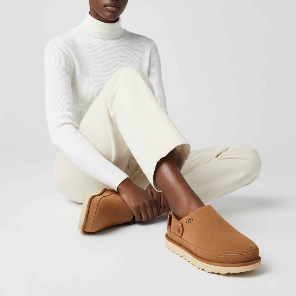 Order (W) UGG 골든스타 클로그 체스트넛 (UGG Goldenstar Clog Chestnut) 1138252-CHE