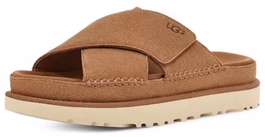 (Women) UGG Goldenstar Cross Slide 'Chestnut' 1137910-CHE (Women) UGG Goldenstar Cross Slide 'Chestnut' 1137910-CHE