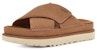(W) UGG Goldenstar Cross Slide 'Chestnut' - Selipar Silang Coklat UGG 1137910-CHE