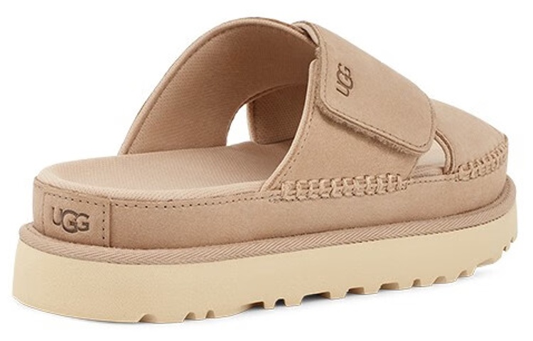 Shop （女款）UGG Goldenstar 交叉拖鞋漂流木色 1137910-DRI