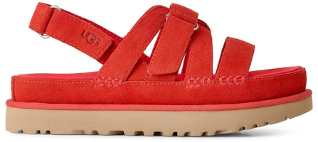 (Women) UGG Goldenstar Gleam Sandal Red Pepper 1175122-RPPP (Women) UGG Goldenstar Gleam Sandal Red Pepper 1175122-RPPP