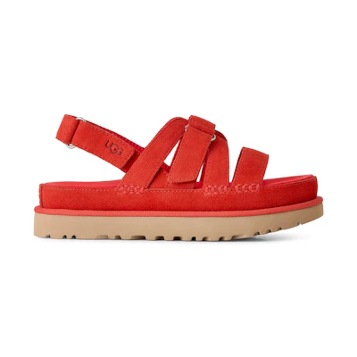 (W) UGG Goldenstar Gleam Sandal Red Pepper