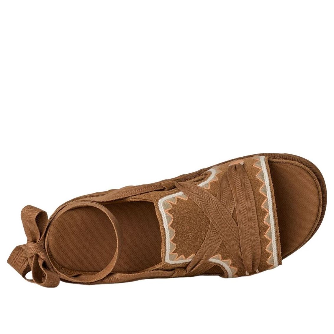 Shop (Women) UGG Goldenstar Hi Artistitch Embroidered Strappy Sandals 'Chestnut Multicolor' 1175133-CHMU