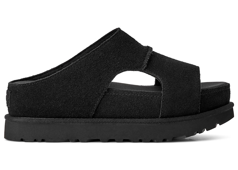(Women) UGG Goldenstar Hi Cutout Slide Black 1175132-BLK