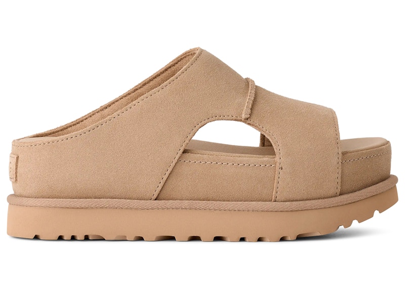 (Women) UGG Goldenstar Hi Cutout Slide Sand 1175132-SAN